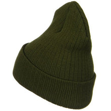 Load image into Gallery viewer, Artex Heavy Ribbed Cuff Beanie - Olive OSFM
