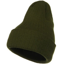 Load image into Gallery viewer, Artex Heavy Ribbed Cuff Beanie - Olive OSFM
