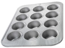 Load image into Gallery viewer, USA Pan (1200MF) Bakeware Cupcake and Muffin Pan, 12 Well, Nonstick &amp; Quick Release Coating, Made in the USA from Aluminized Steel
