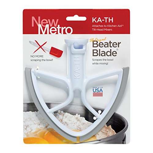Original Beater Blade for Kitchen Aid 4.5 and 5 Quart Tilt-Head Mixer, , White, Made in USA