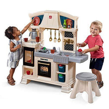 Load image into Gallery viewer, Step2 Classic Chic Play Kitchen | Toddler Kitchen Playset with Accessories &amp; Stool (Amazon Exclusive) - United States of Made

