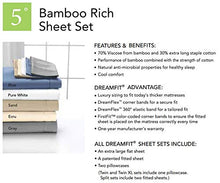 Load image into Gallery viewer, Degree 5 Dreamfit Bamboo Rich Naturally Cooling Sheet Set 100% Made in The USA (Sand, Split California King)
