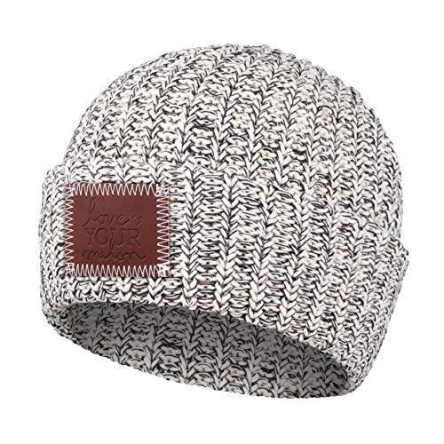 Love Your Melon Black Speckled Cuffed Beanie - United States of Made