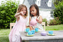 Load image into Gallery viewer, Green Toys Tea Set - BPA Free, Phthalates Free Play Toys for Gross Motor, Fine Skills Development. Kitchen Toys - United States of Made
