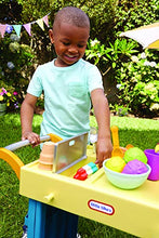 Load image into Gallery viewer, Little Tikes 2-in-1 Lemonade and Ice Cream Stand with 25 Accessories and Chalkboard for Kids Ages 2 Plus
