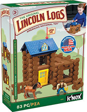 Load image into Gallery viewer, LINCOLN LOGS-Horseshoe Hill Station-83 Pieces-Real Wood Logs - Ages 3+ - Best Retro Building Gift Set for Boys/Girls – Creative Construction Engineering – Top Blocks Game Kit - Preschool Education Toy
