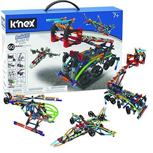 K'nex Intermediate 60 Model Building Set - 395 Parts - Ages 7 & Up - Creative Building Toy, Multicolor - United States of Made